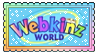 A small stamp showing the Webkinz World logo.